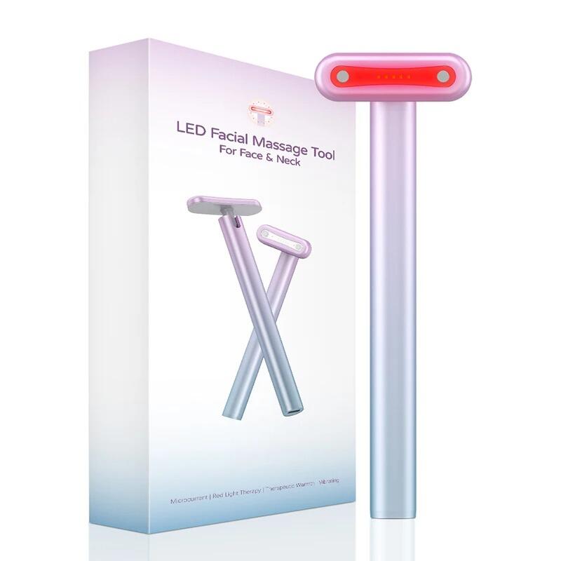 Masajeador Varita Facial 4 en 1 LED